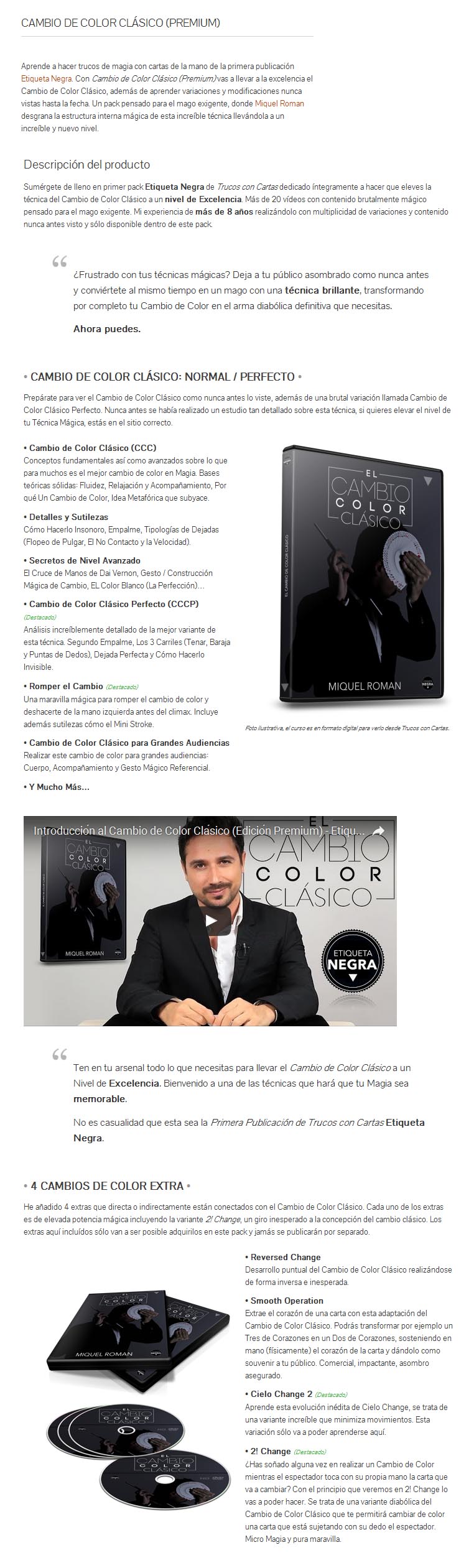 Cambio de Color Clásico Premium - miquel roman