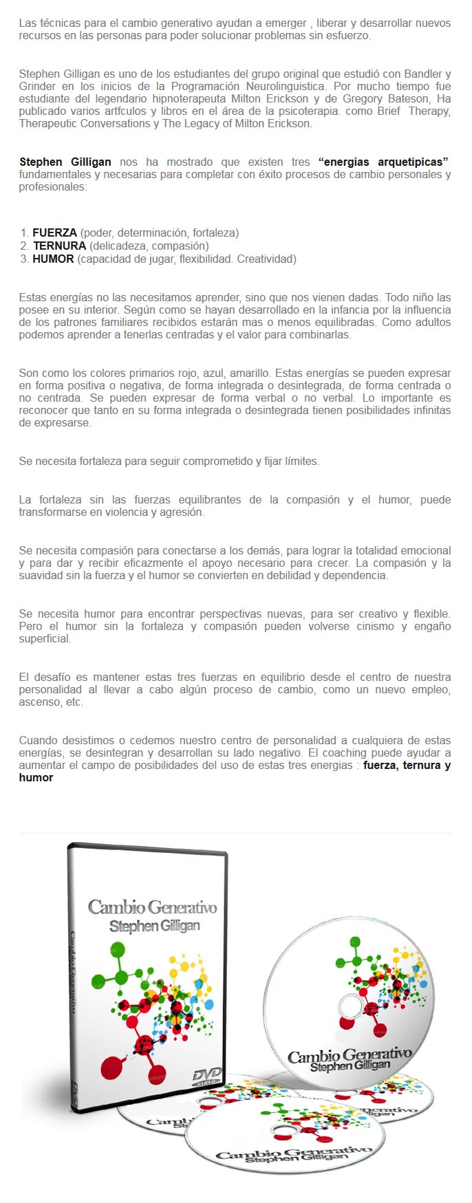 Cambio Generativo - stephen gilligan