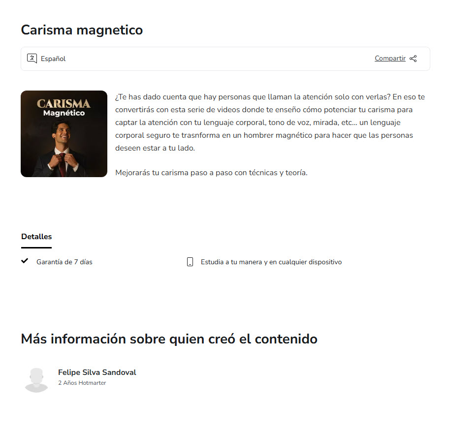 Carisma Magnético - felipe silva sandoval