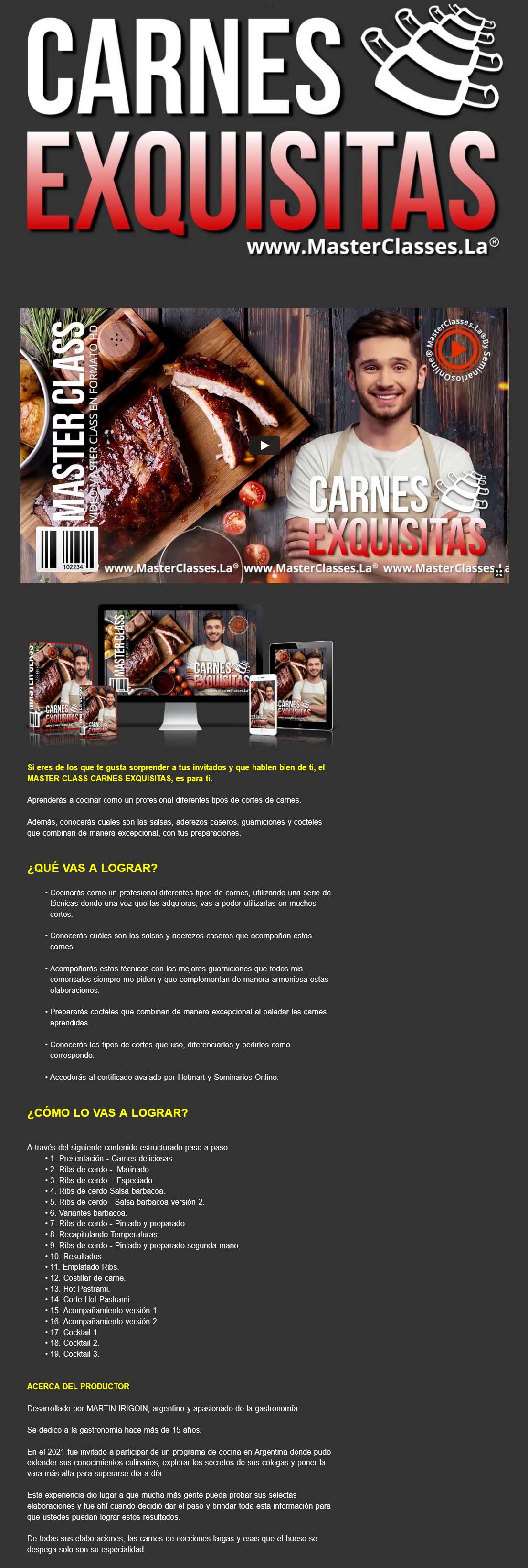 Carnes exquisitas