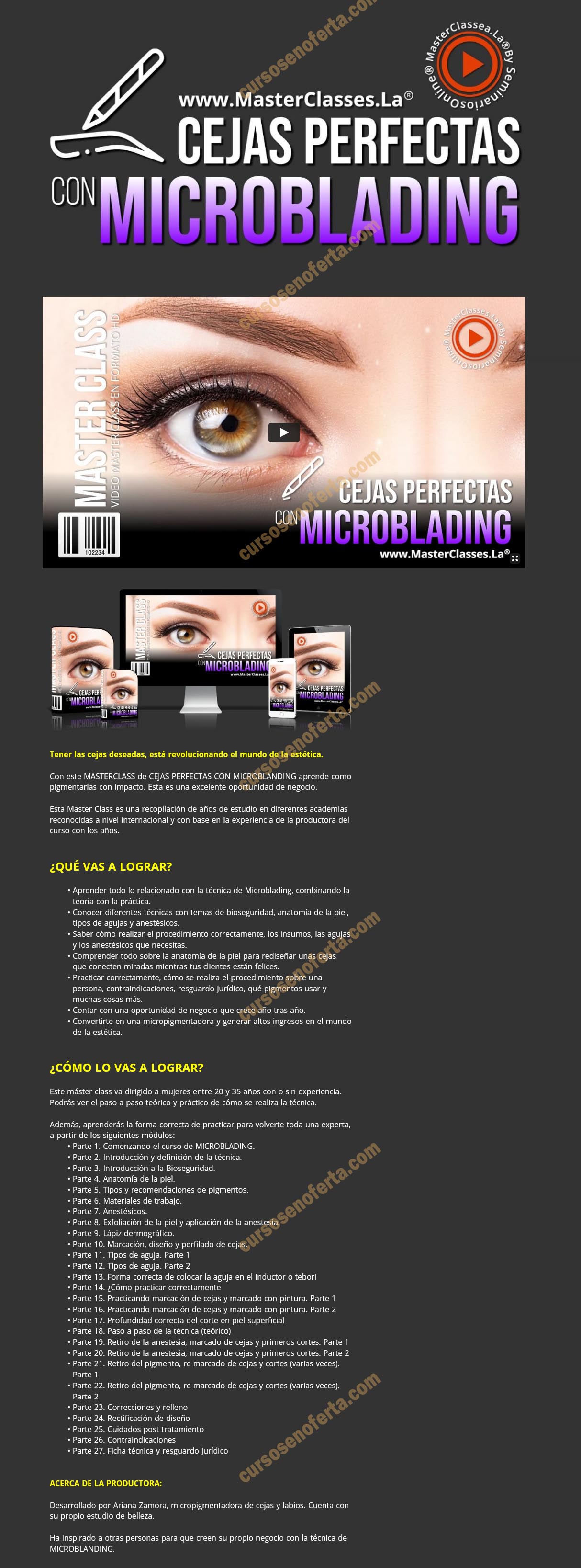 Cejas perfectas con microblading