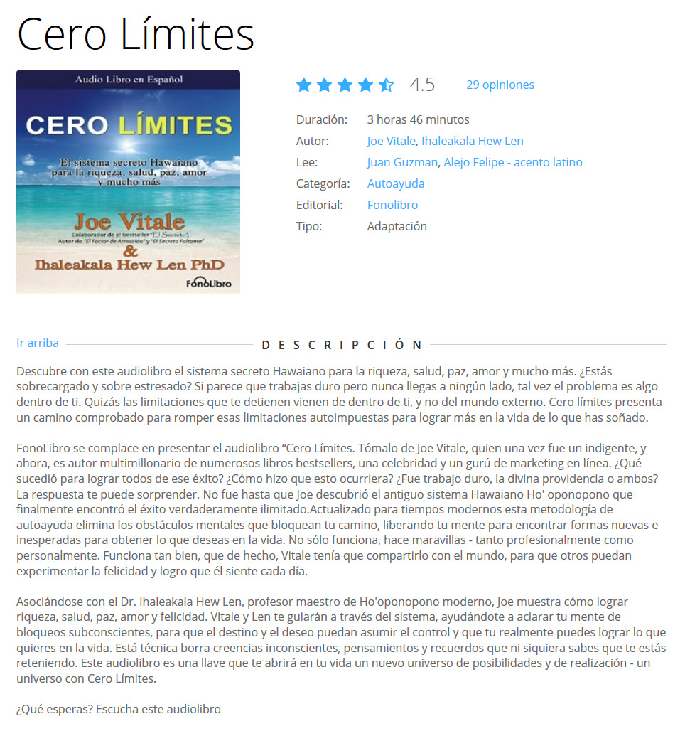 Cero límites