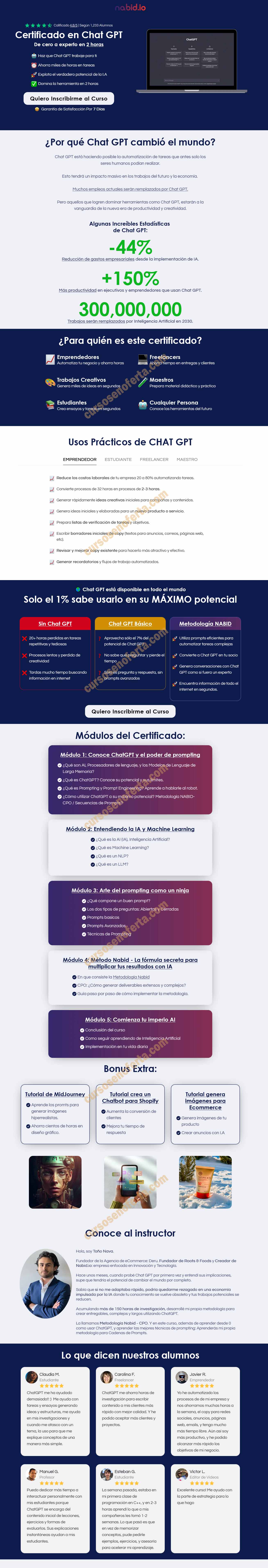 Certificado en Chat GPT - Nabid.io