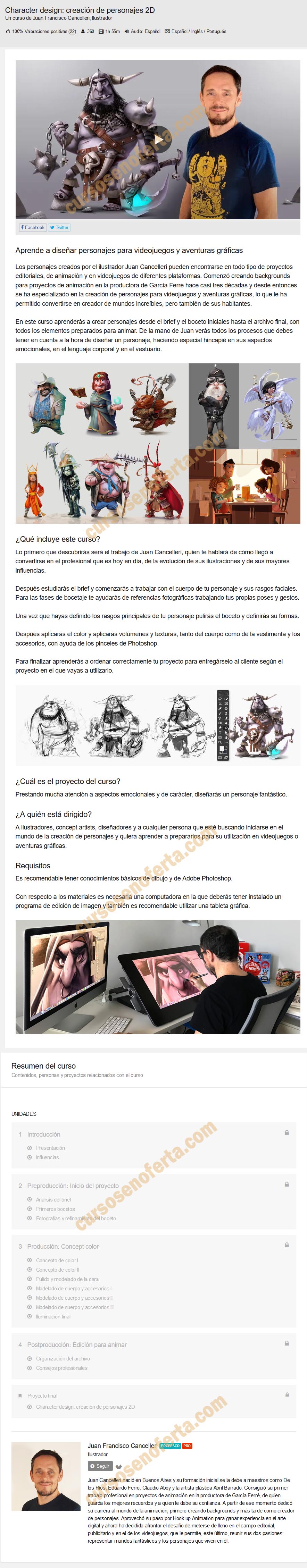 Character design: creación de personajes 2D