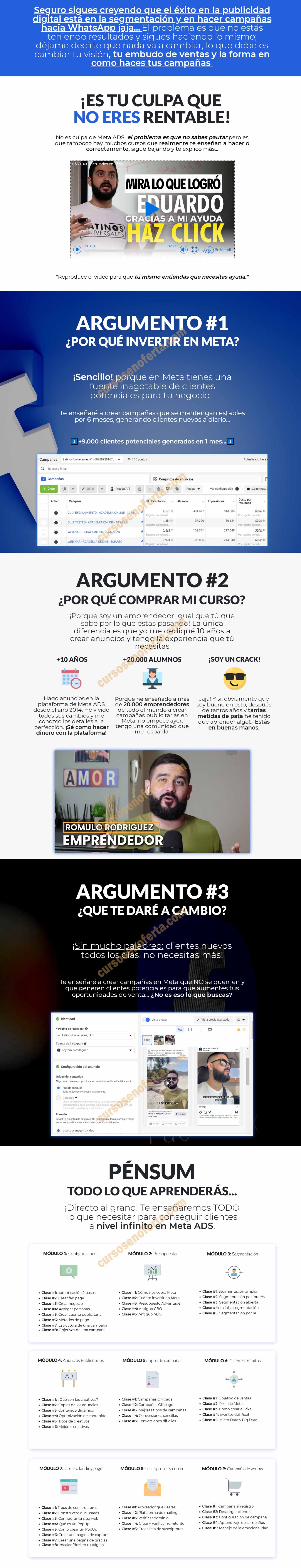 Clientes Infinitos con Meta Ads - Rómulo Rodríguez