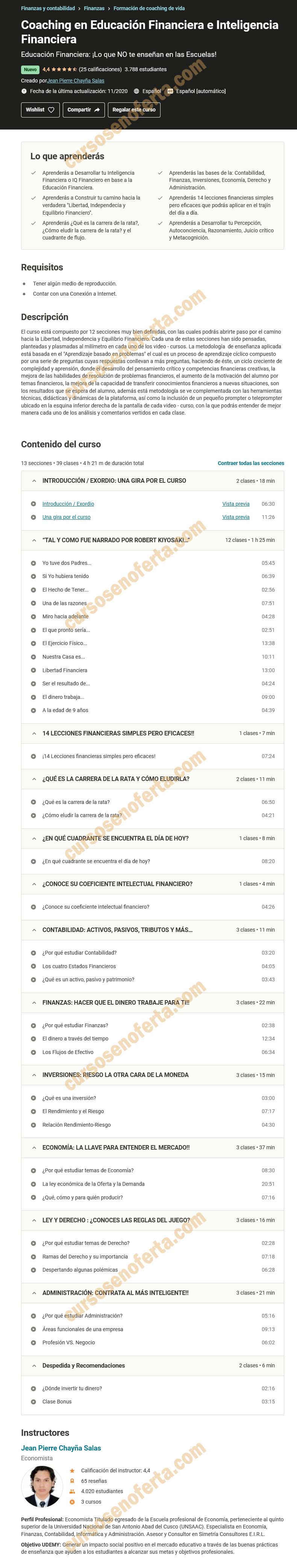 Coaching en Educación Financiera e Inteligencia Financiera