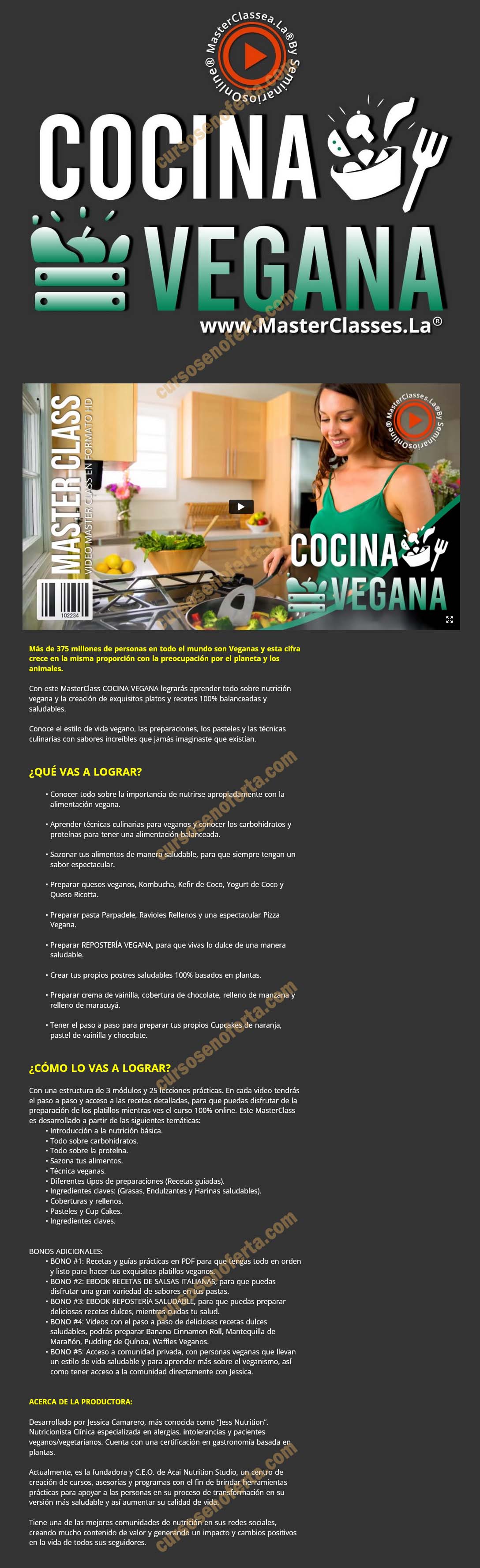Cocina vegana - jessica camarero