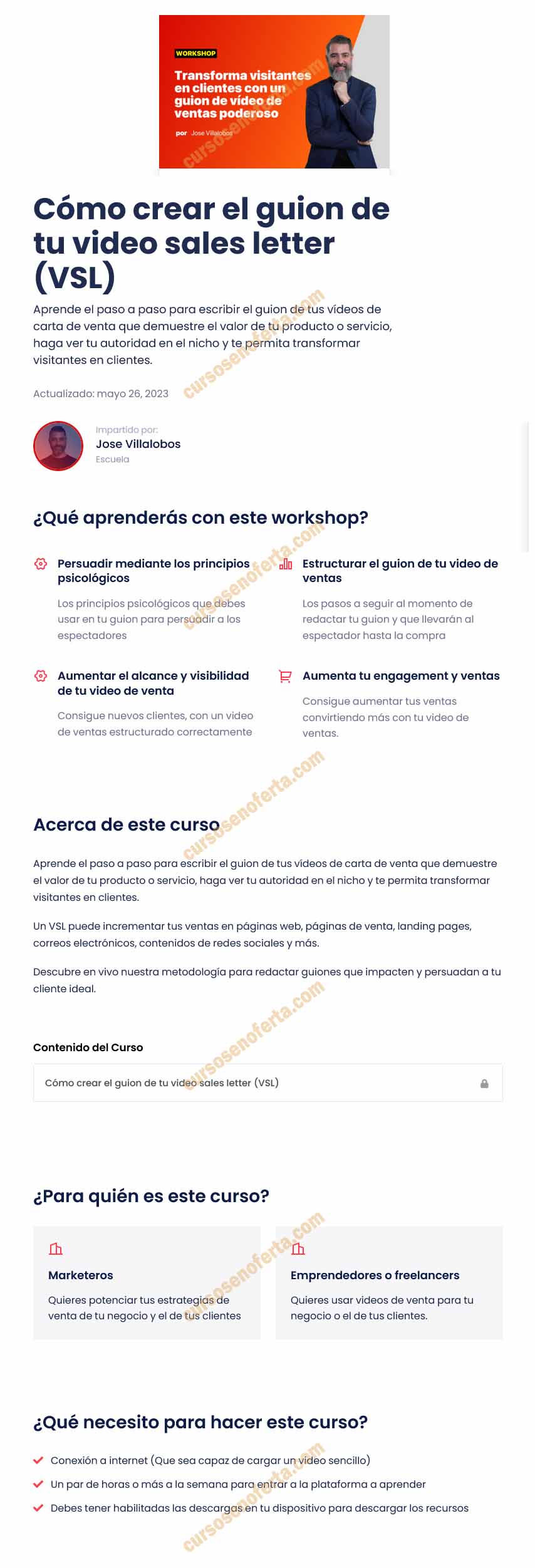 Cómo crear el guion de tu video sales letter (VSL)