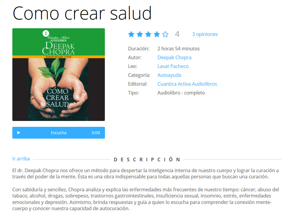 Cómo crear salud