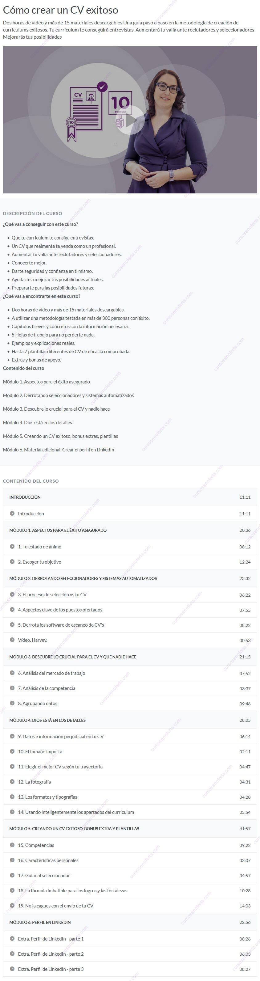 Cómo crear un CV Exitoso - sabina serrano