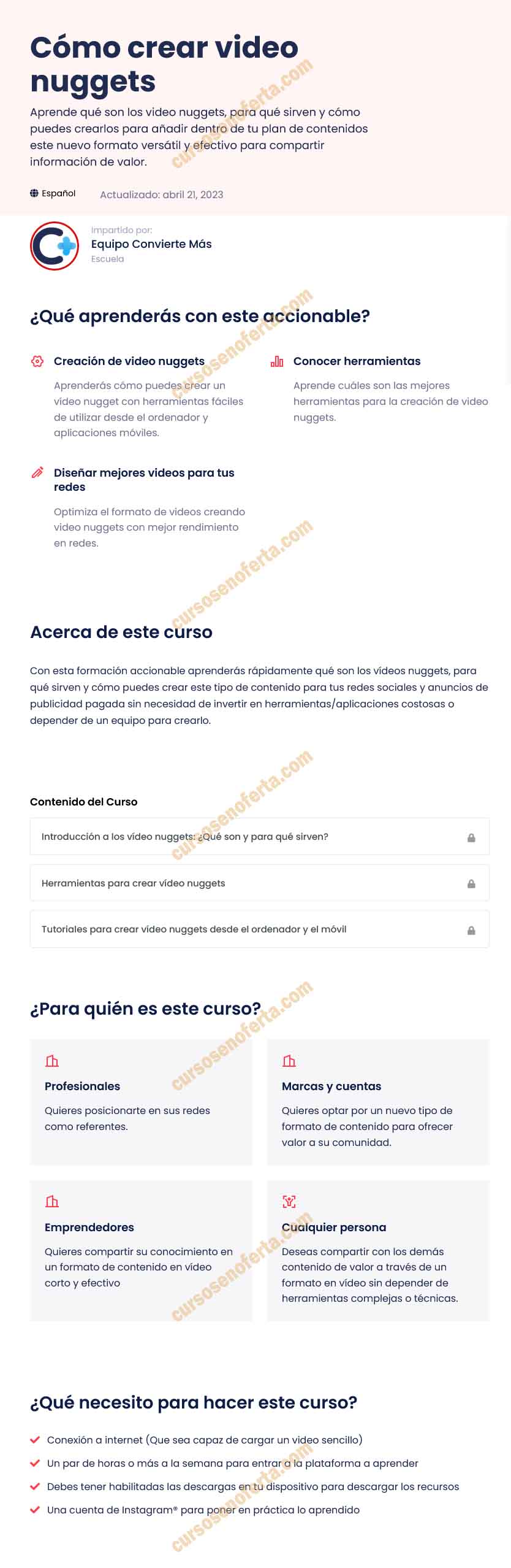 Cómo crear video nuggets - convierte más
