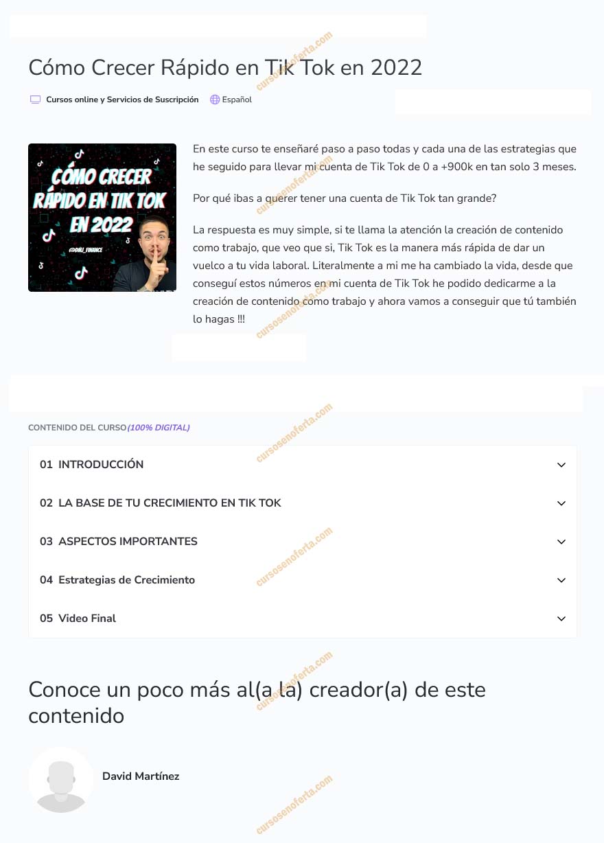 Cómo crecer rápido en TikTok david martinez