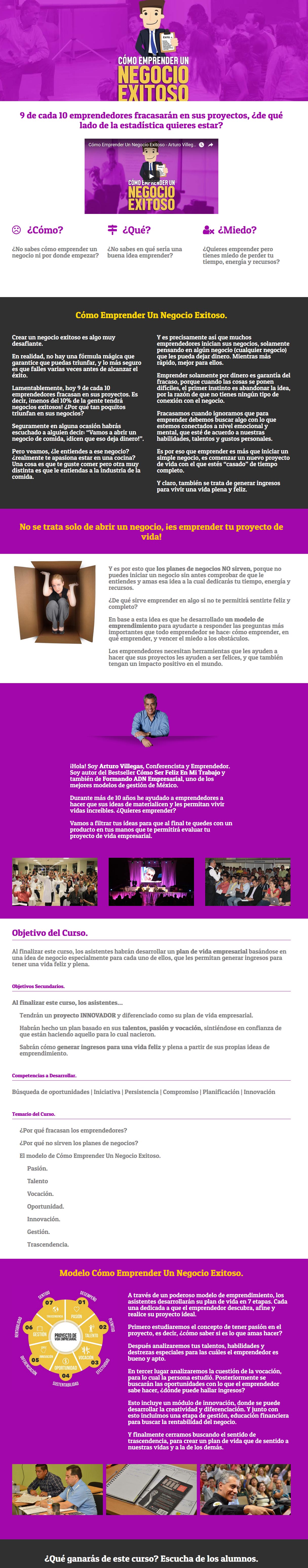 Cómo Emprender un Negocio Exitoso - arturo villegas