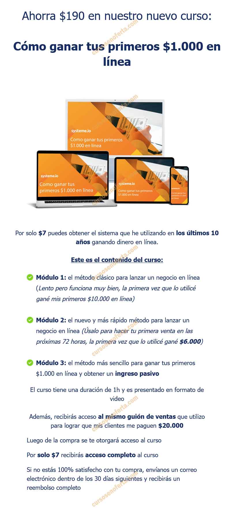 Cómo ganar tus primeros $1000 en línea - Systeme