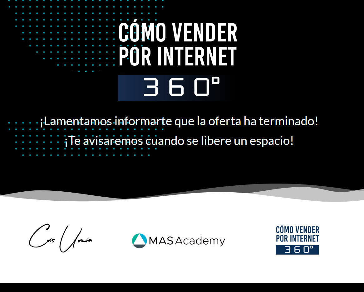 Cómo Vender Por Internet 360 - MAS Academy
