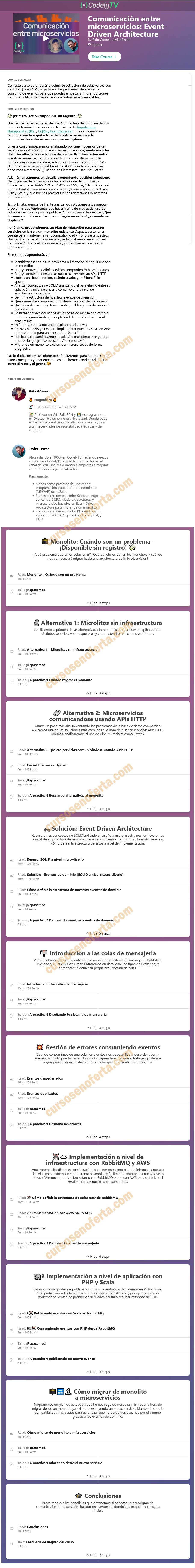 Comunicación entre microservicios. Event-Driven Architecture