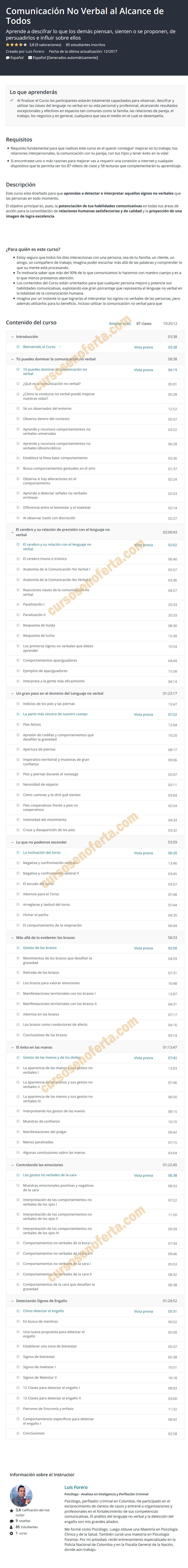 Comunicación No Verbal al Alcance de Todos 