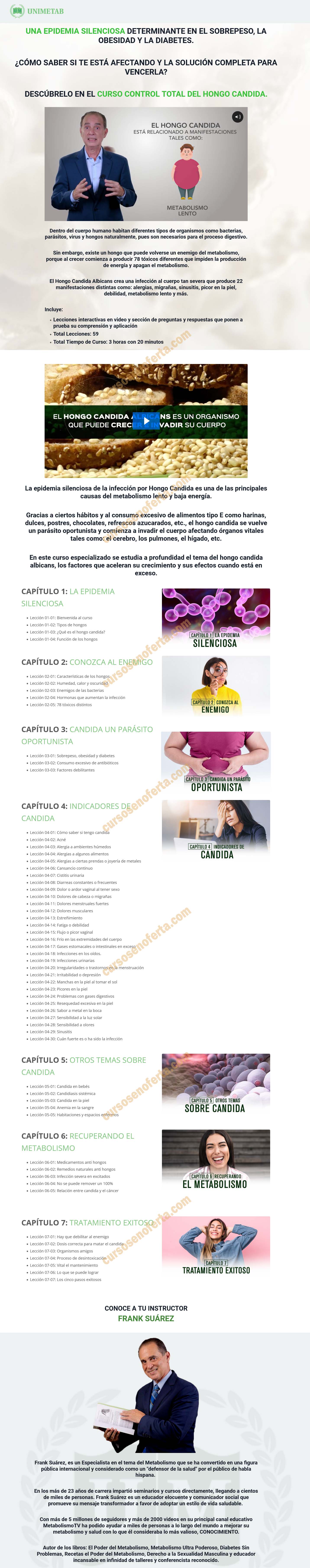Control total del hongo cándida albicans