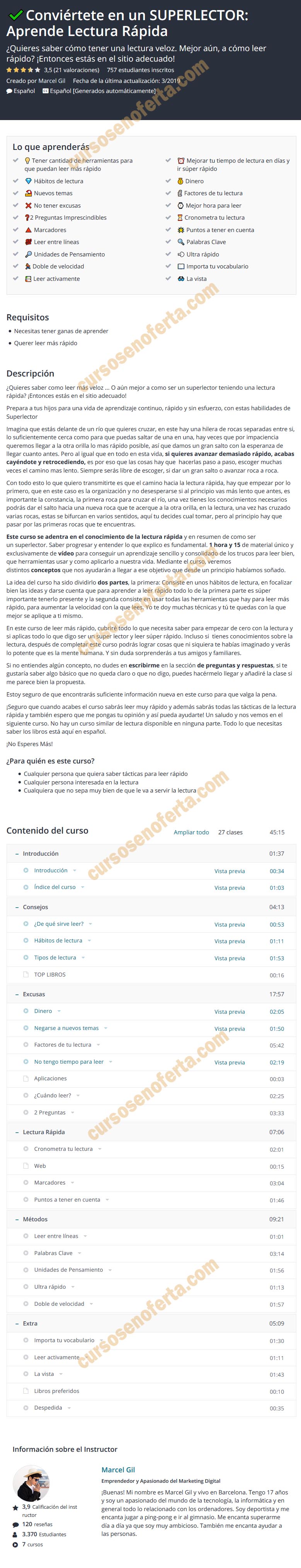 Conviértete en un SUPERLECTOR: Aprende Lectura Rápida