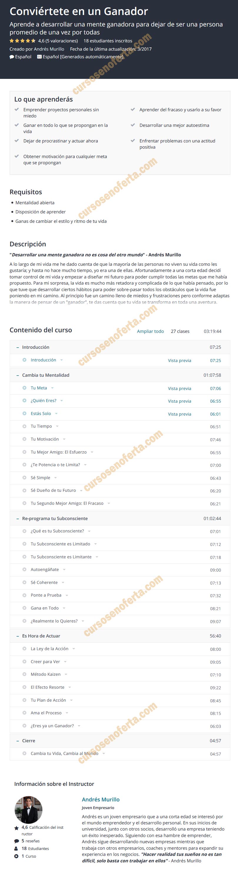 Conviértete en un ganador