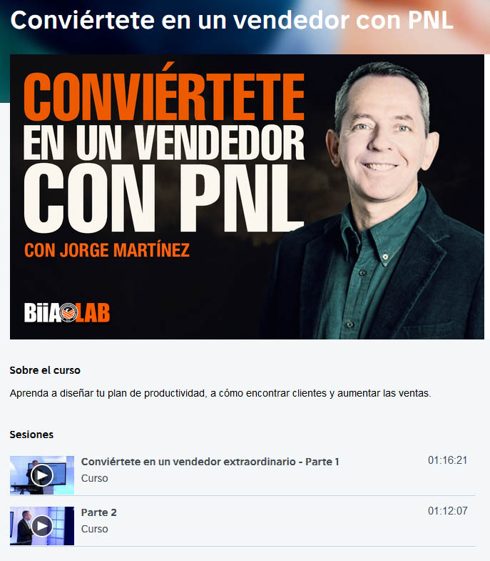 Conviértete en un Vendedor con PNL - jorge martínez