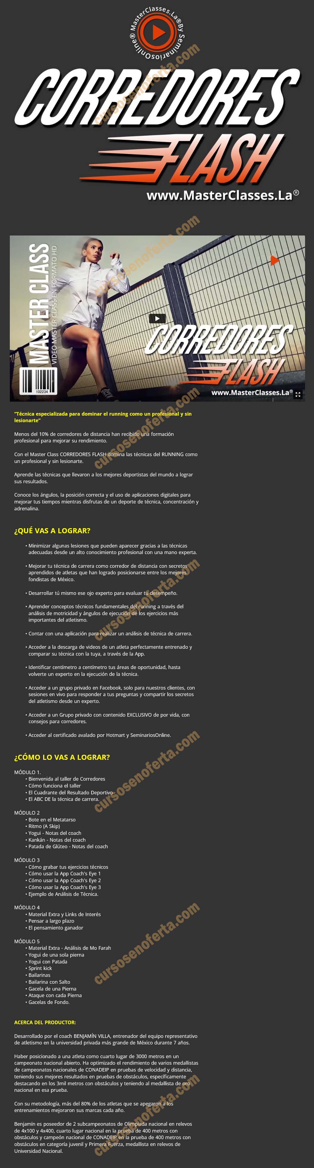 Corredores flash