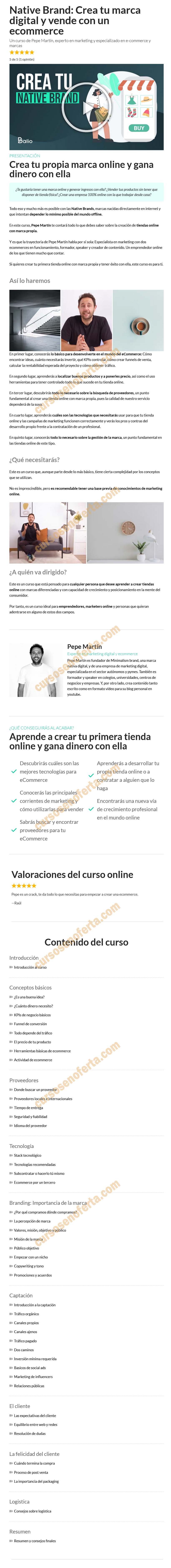 Crea tu marca digital y vende con un ecommerce