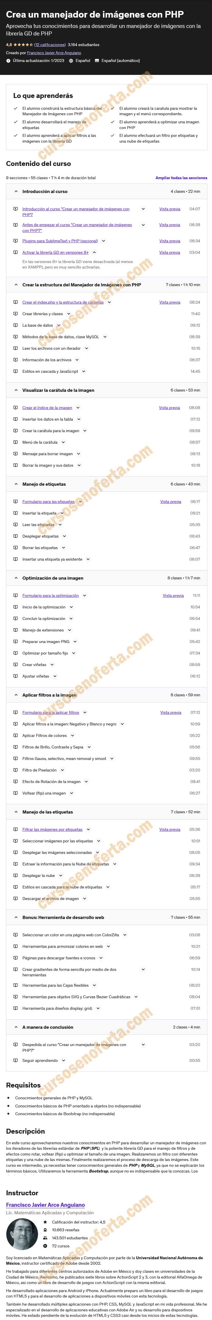 Crea un manejador de imágenes con PHP