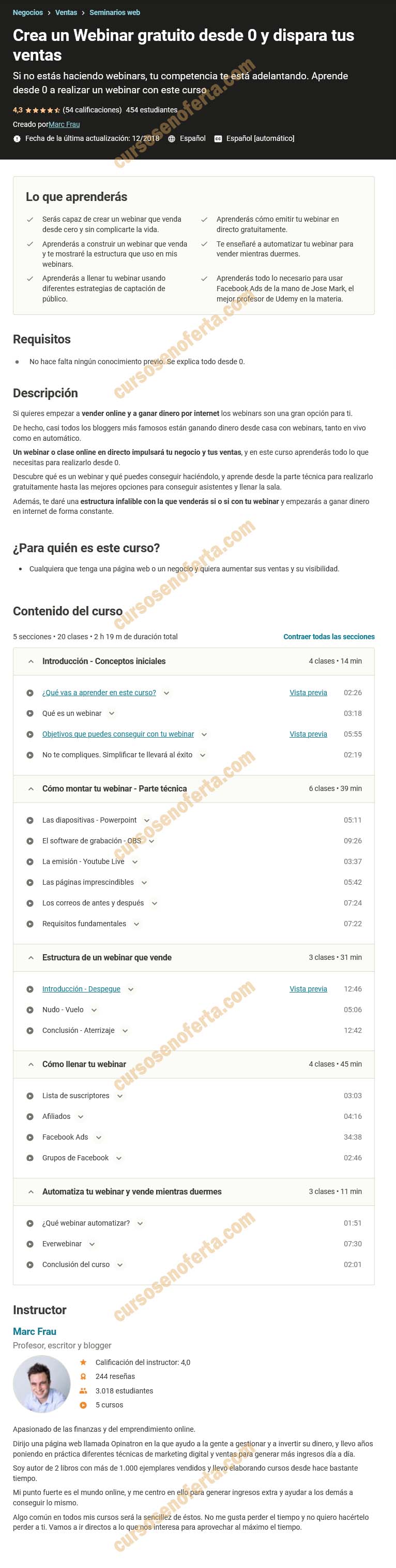 Crea un Webinar gratuito desde 0 y dispara tus ventas