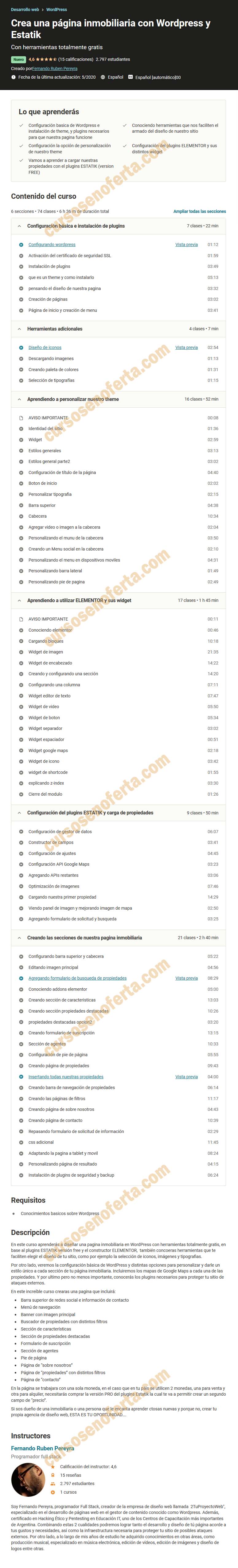 Crea una página inmobiliaria con WordPress y Estatik 