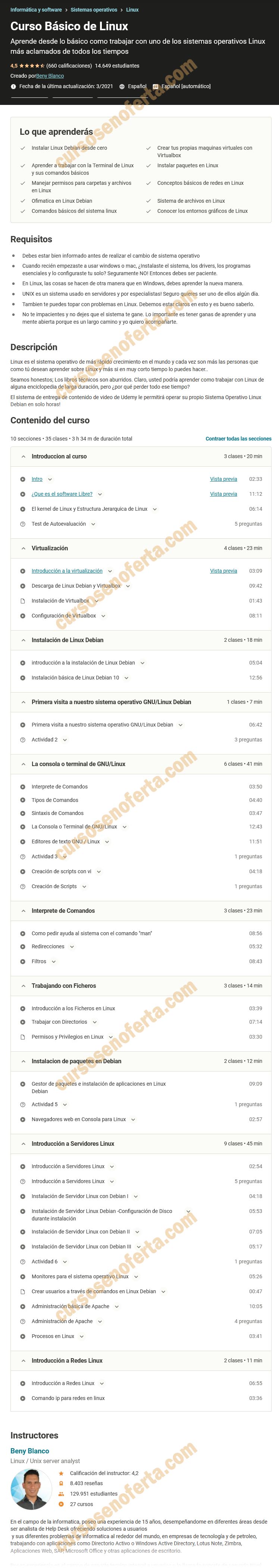 Curso Básico de Linux - Beny Blanco