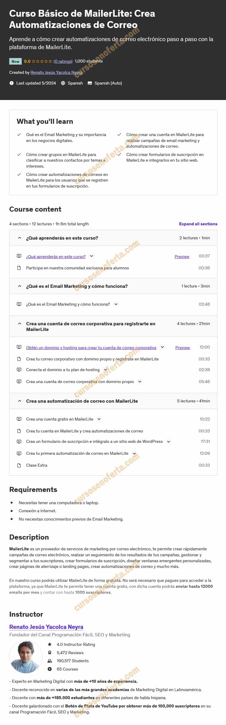 Curso Básico de MailerLite Crea Automatizaciones de Correo