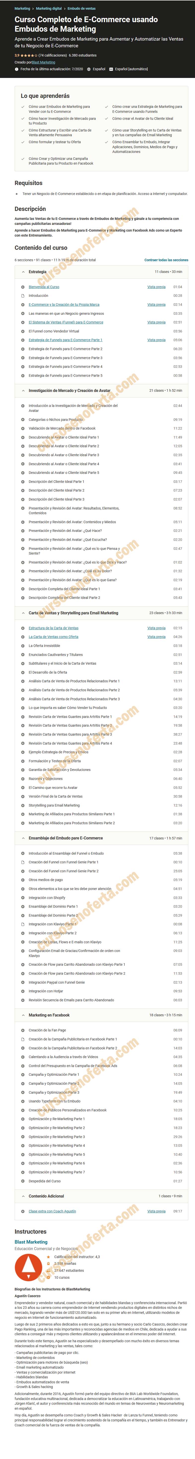 Curso Completo de E-Commerce usando Embudos de Marketing 