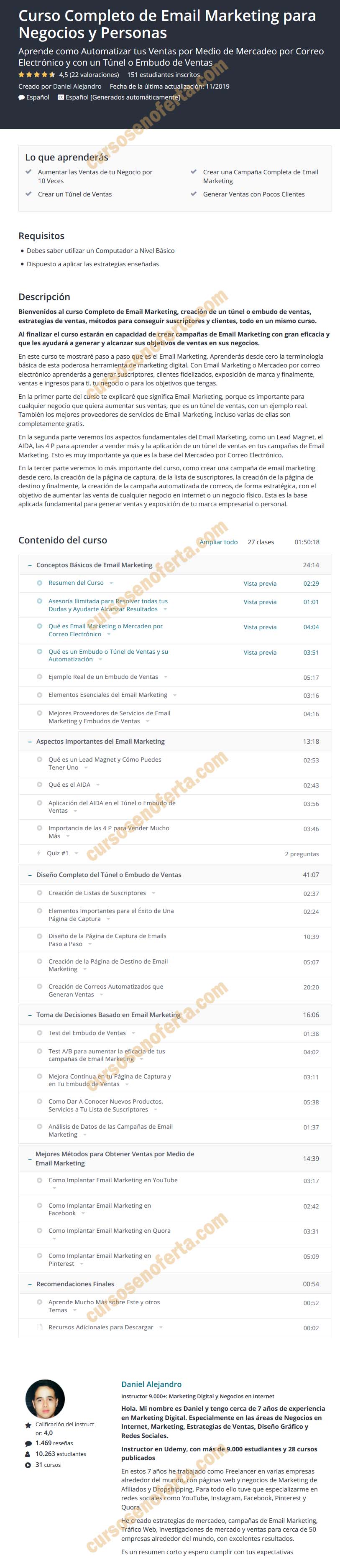 Curso completo de email marketing para negocios y empresas