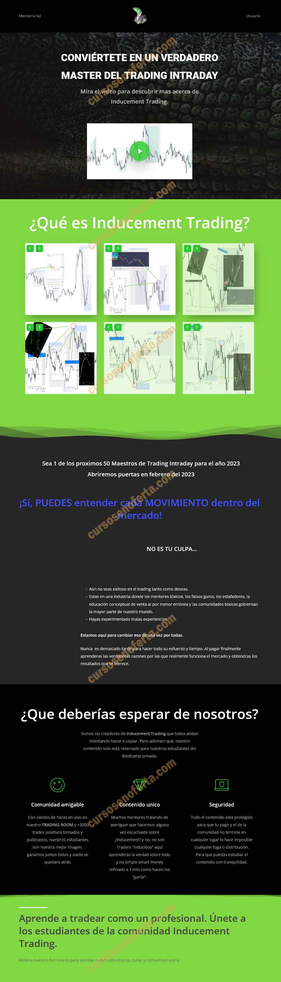 Curso Completo Intensivo de Trading Inducement