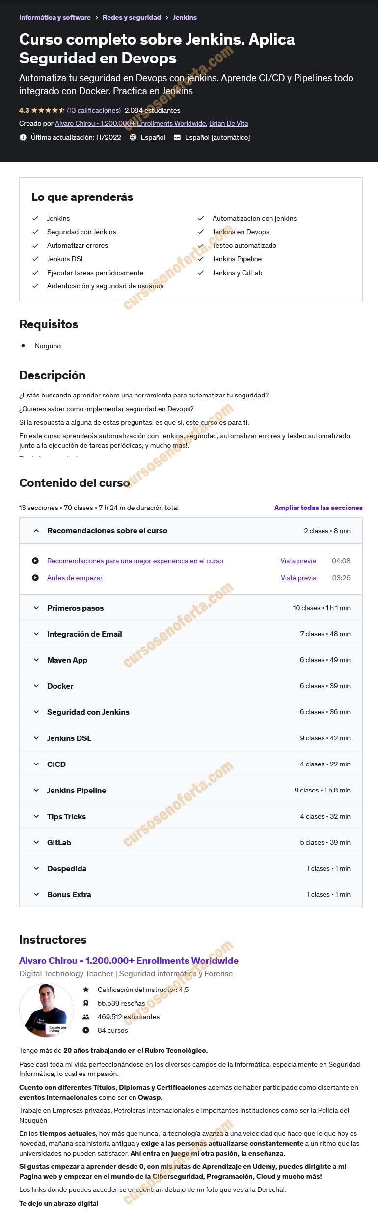 Curso completo sobre Jenkins. Aplica Seguridad en Devops
