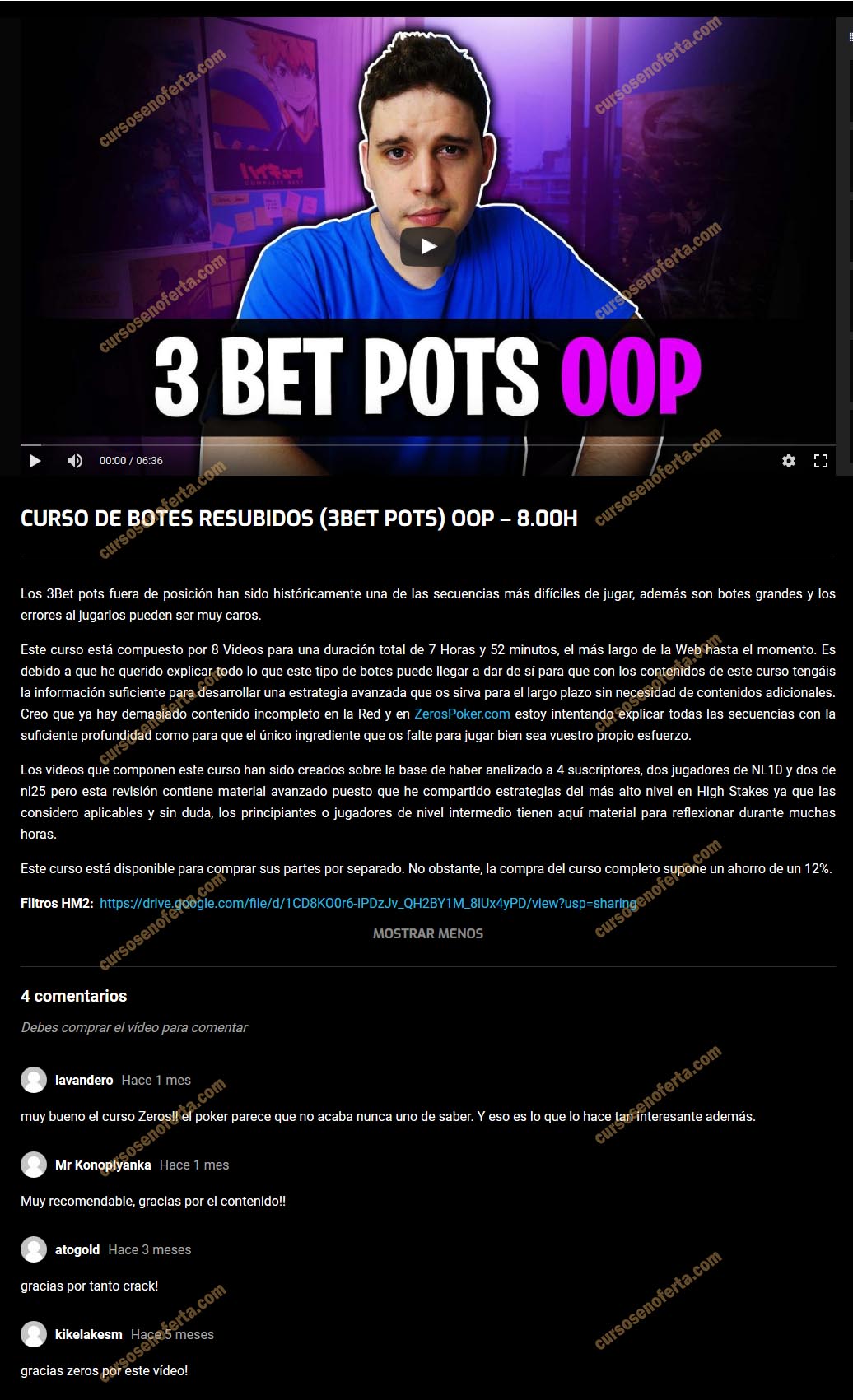 Curso de botes resubidos (3BET POTS)