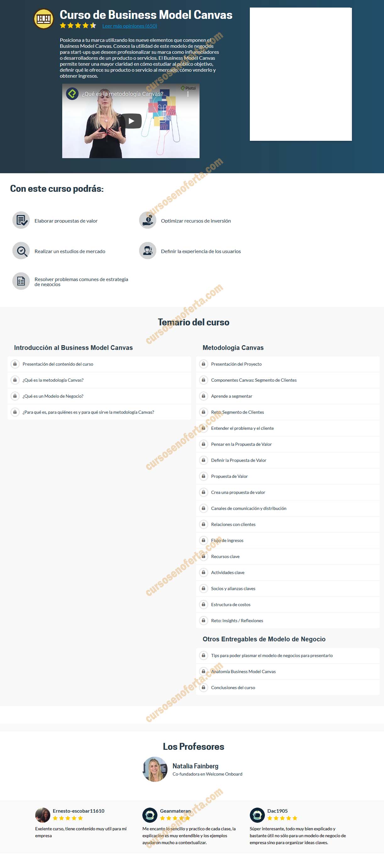 Curso de Business Model Canvas