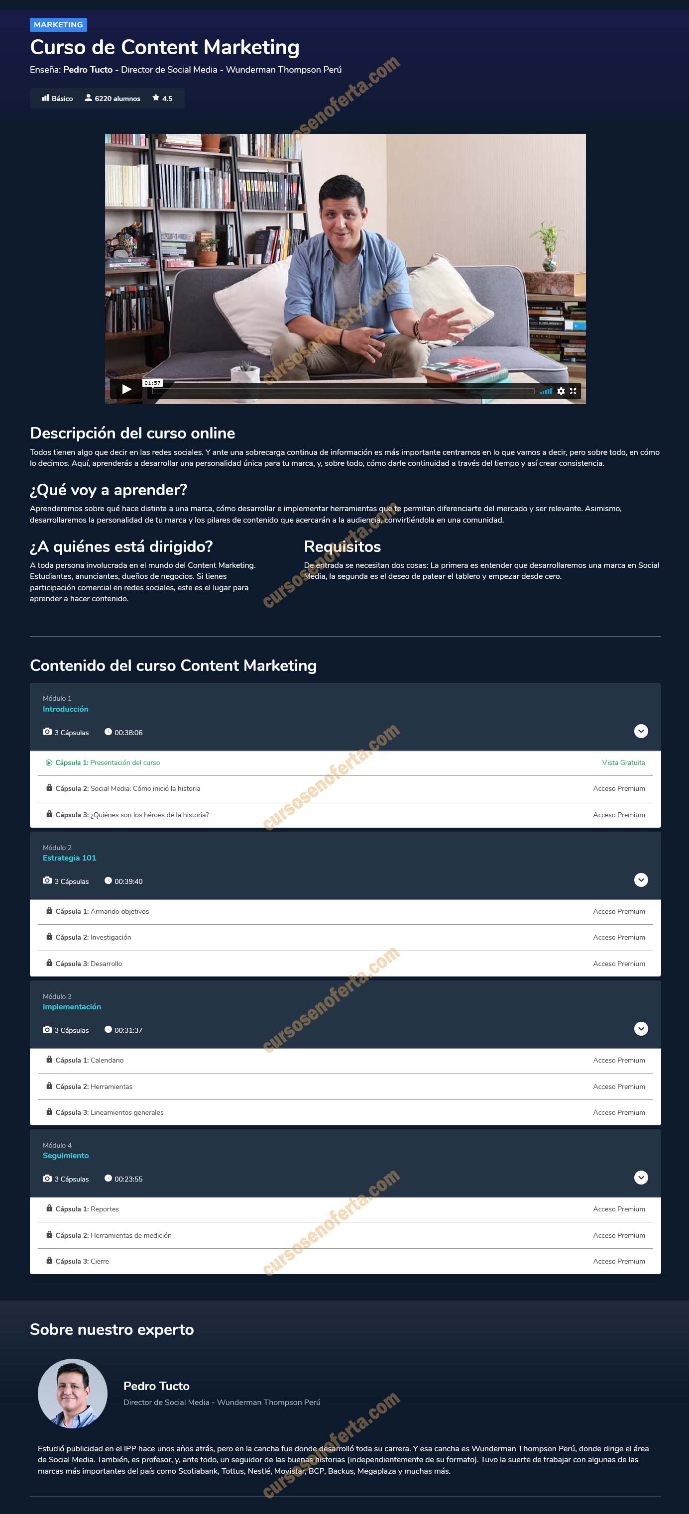 Curso de Content Marketing - Pedro Tucto