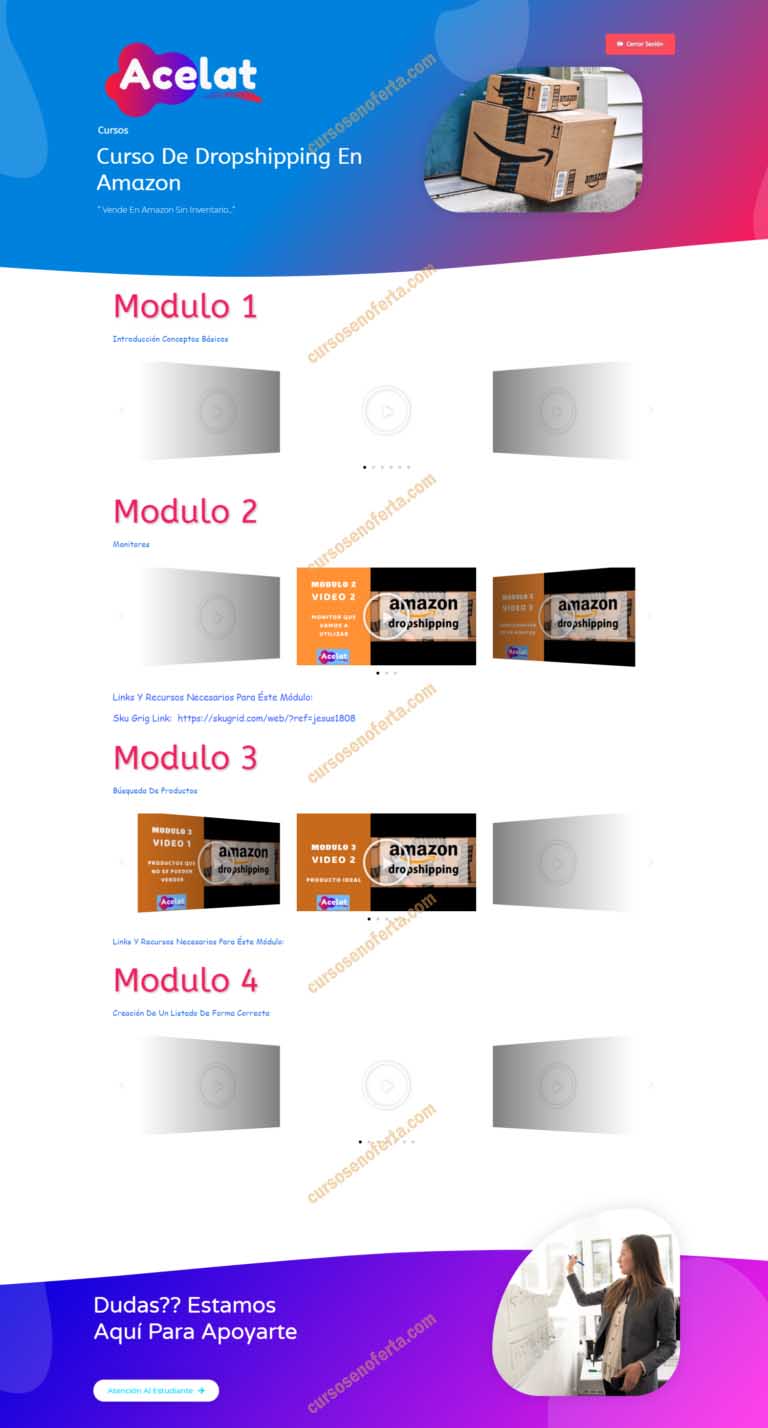 Curso de dropshipping en Amazon