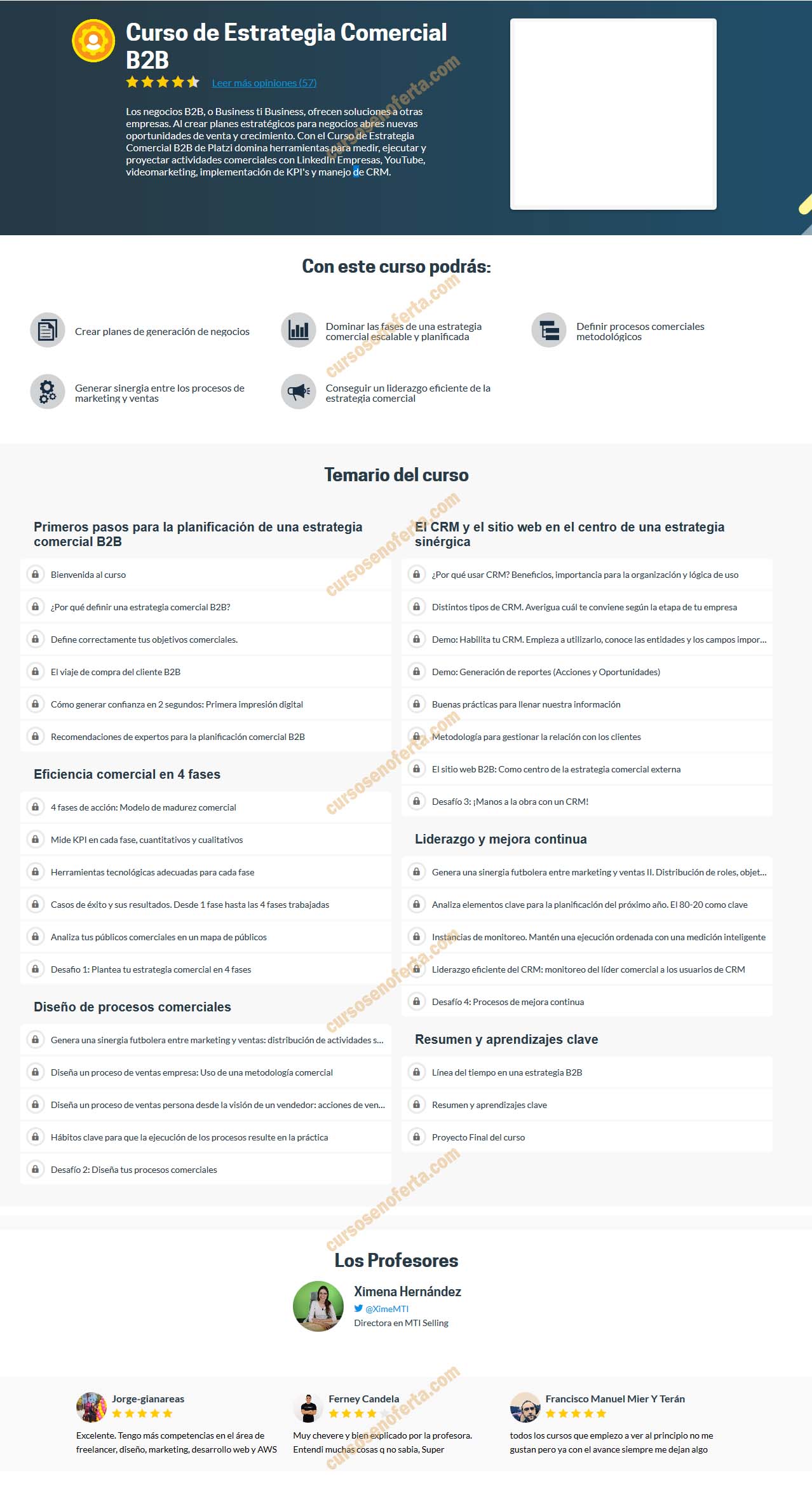 Curso de Estrategia Comercial B2B