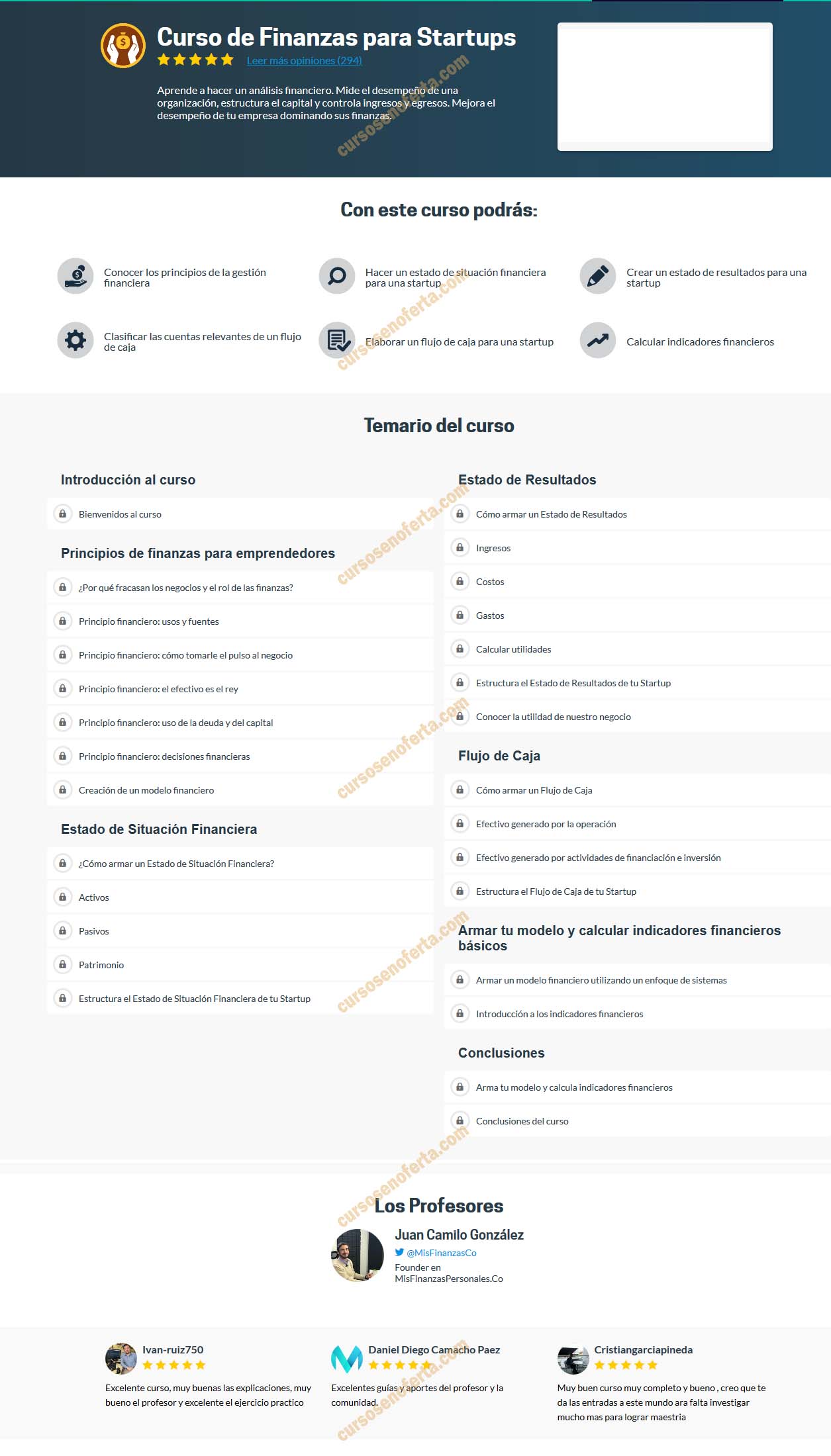 Curso de Finanzas para Startups