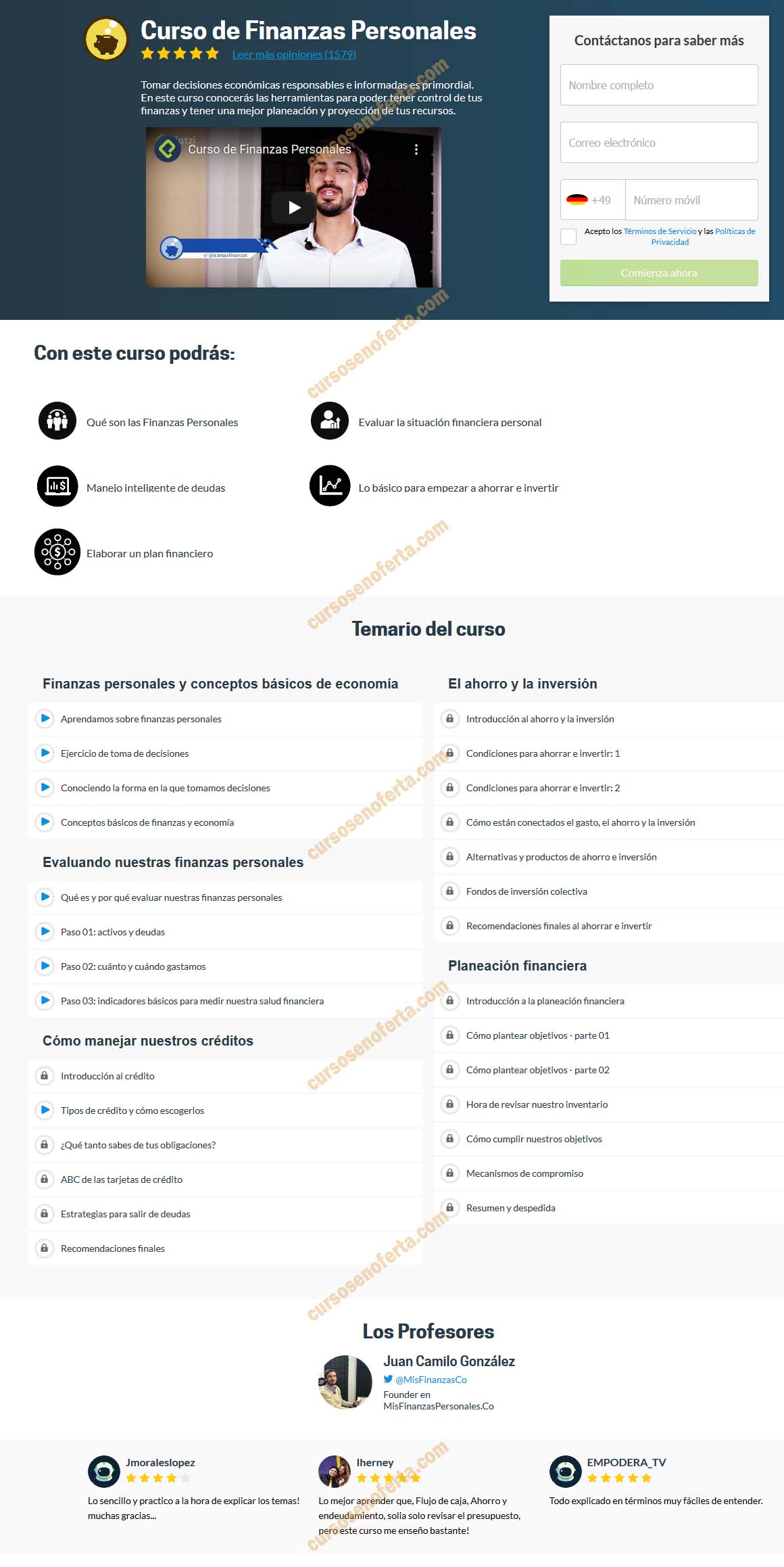 Curso de Finanzas Personales