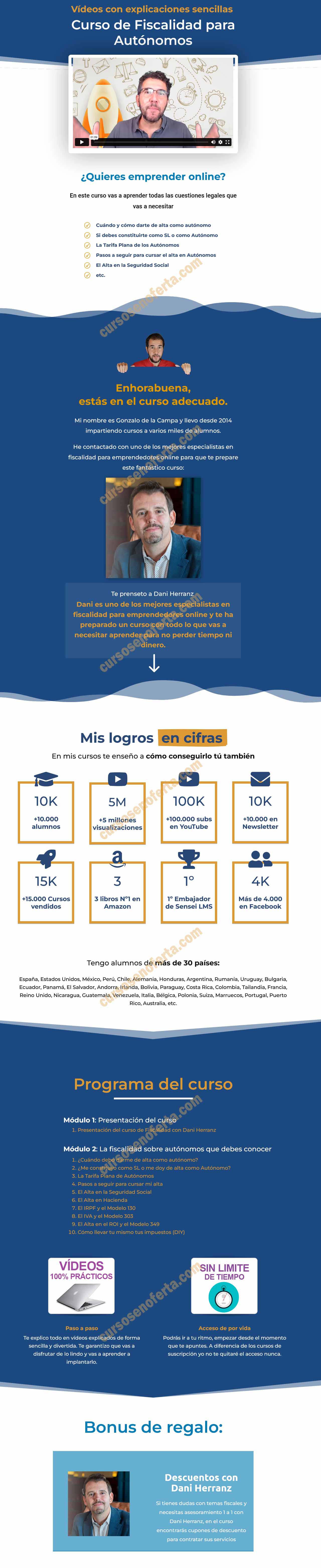 Curso de Fiscalidad para Autónomos - gonzalo de la campa