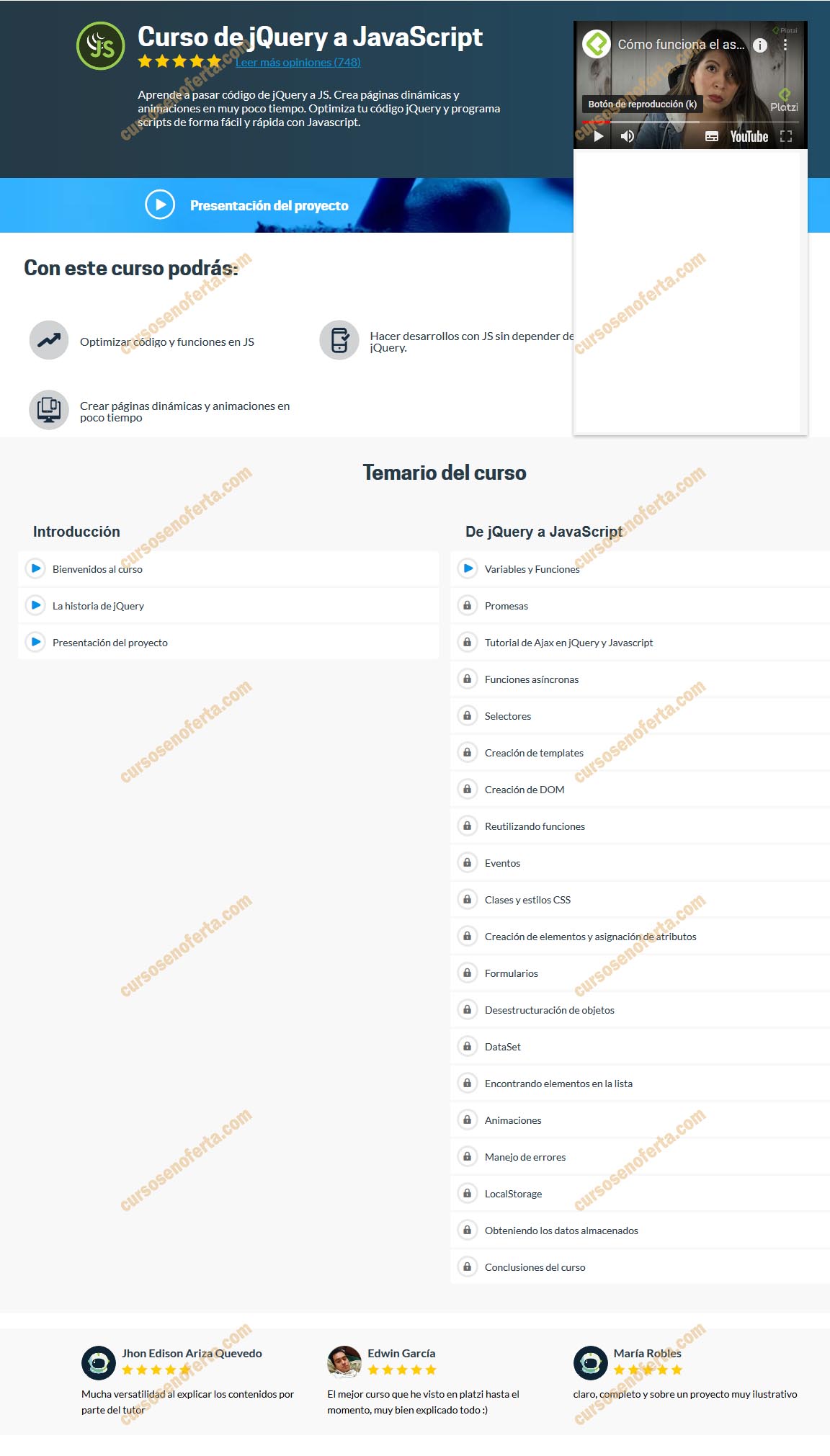 Curso de jQuery a JavaScript