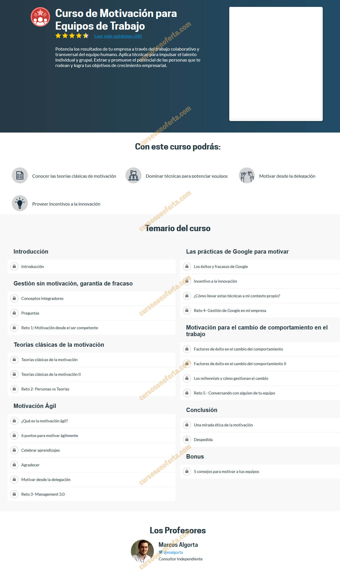 Curso de Motivación para Equipos de Trabajo