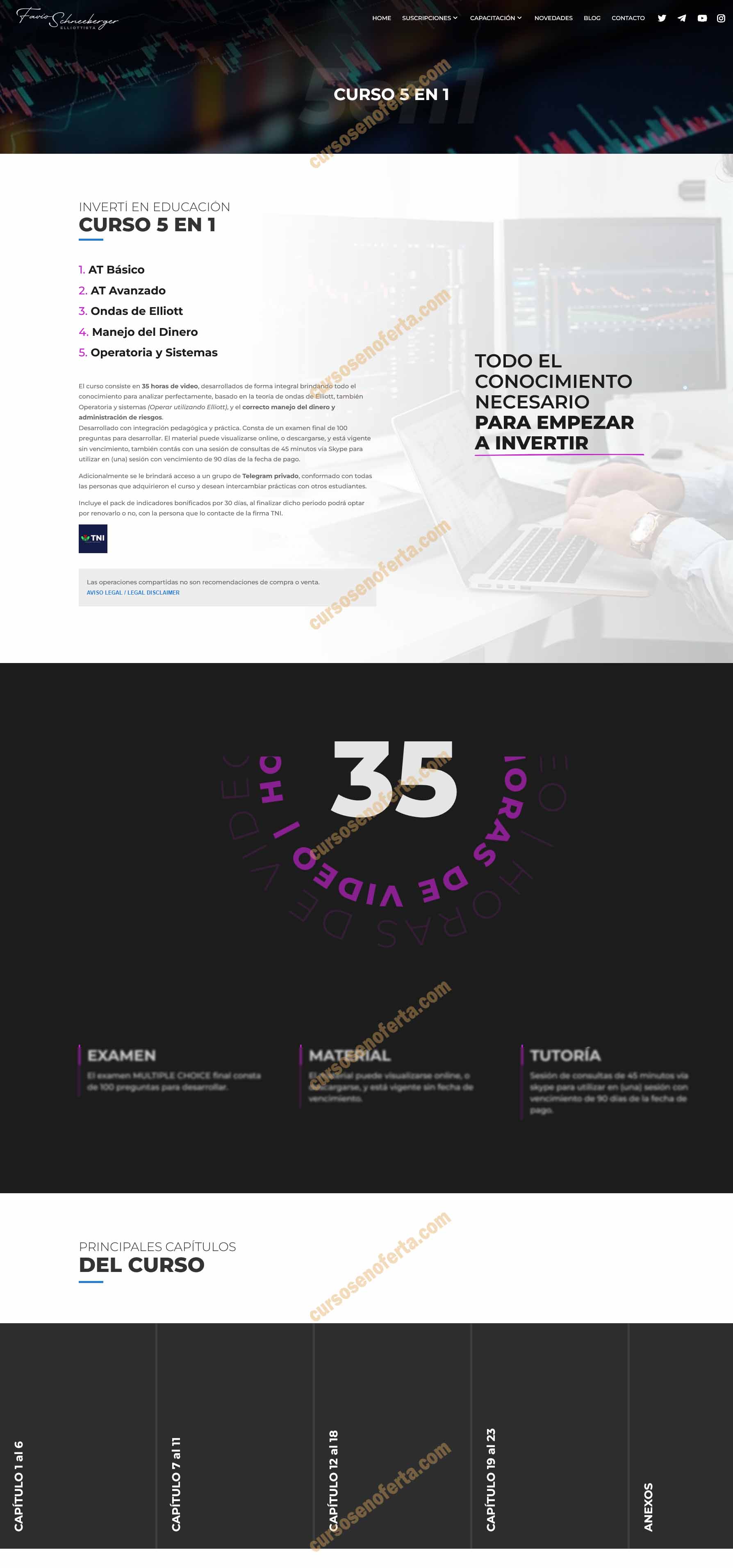 Curso de Ondas de Elliott 5 en 1