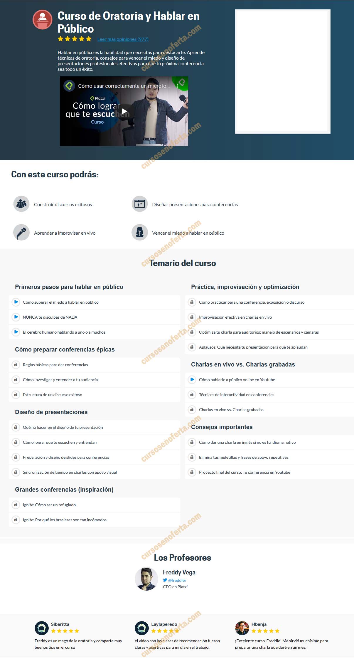 Curso de Oratoria y Hablar en Público