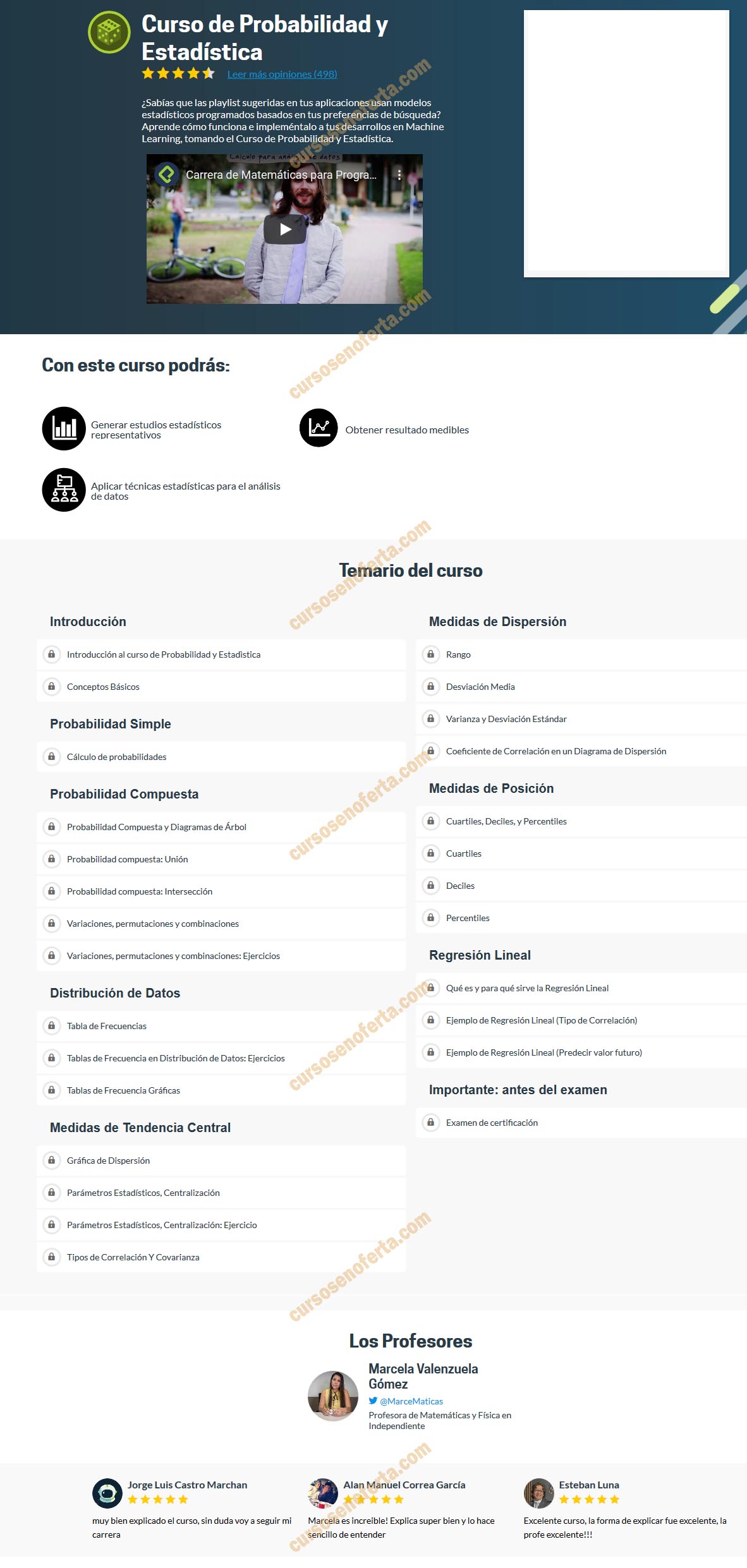 Curso de Probabilidad y Estadística