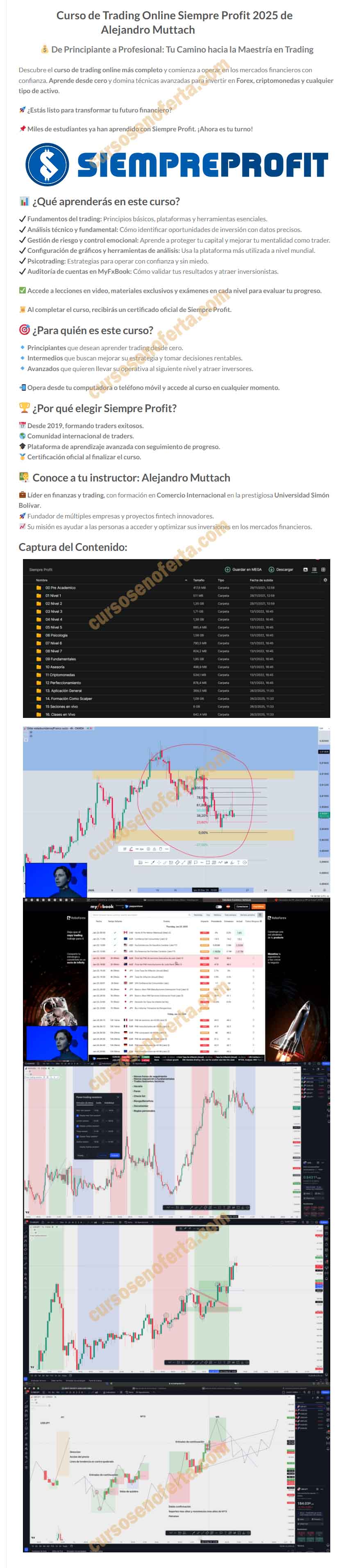 Curso de Trading Siempre Profit 2025 - alejandro muttach